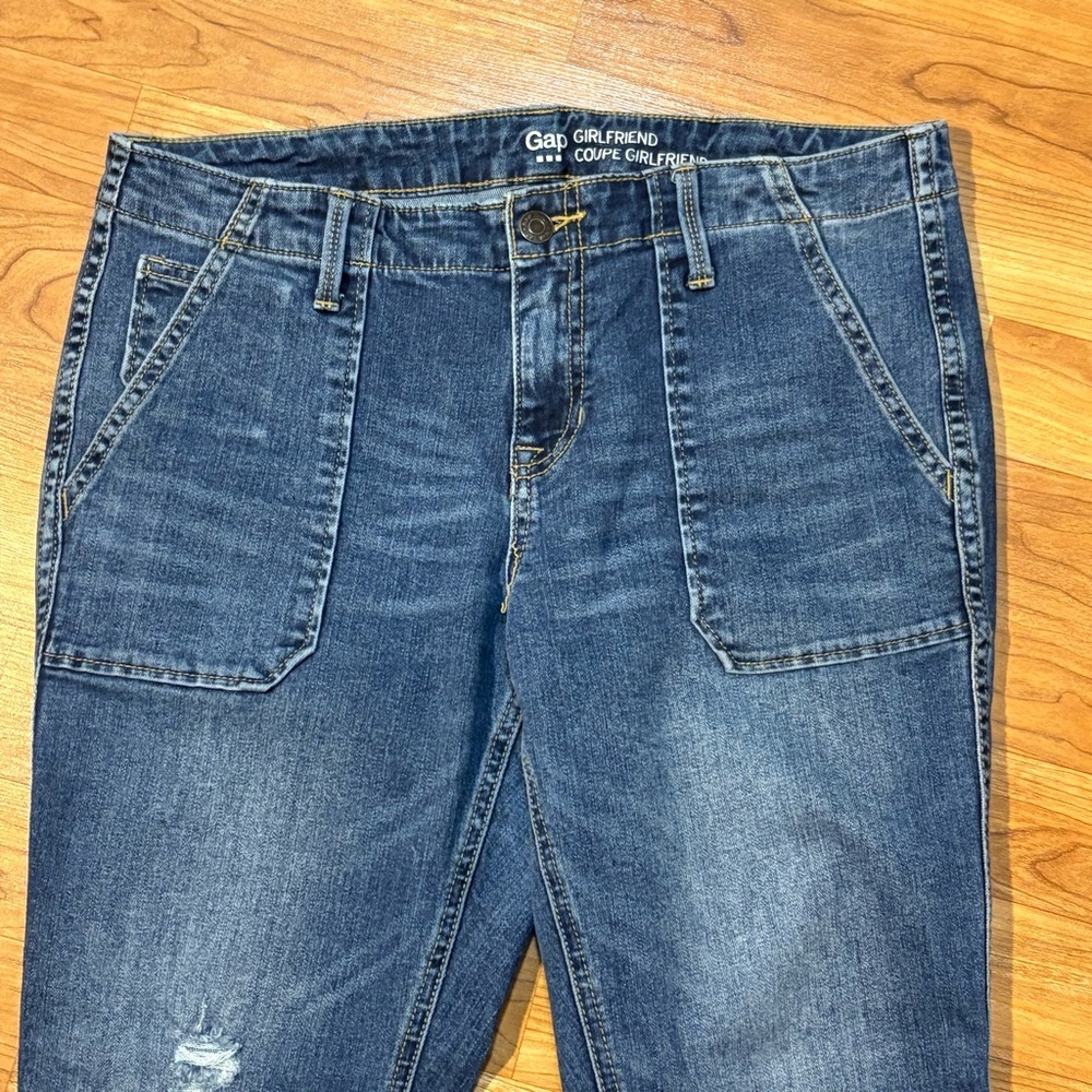 Gap Mid Rise Girlfriend Coupe jeans Women’s size 8/29 R - Picture 2 of 7